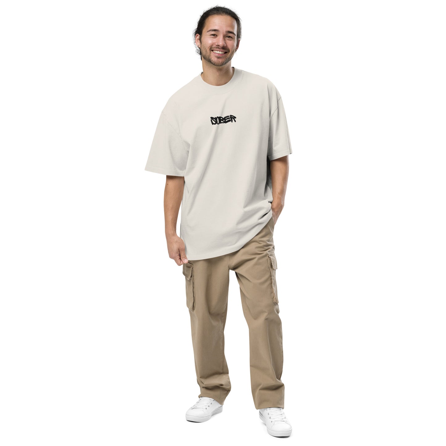 Oversized Tee - Black Logo