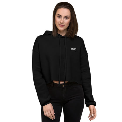 Bantam Crop Hoodie - Black