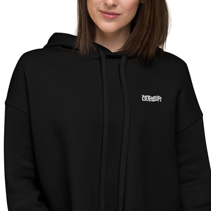 Bantam Crop Hoodie - Black