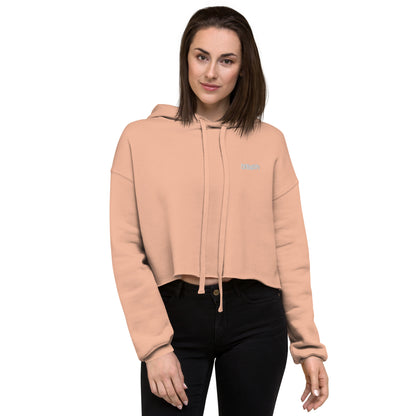 Bantam Crop Hoodie - Peach