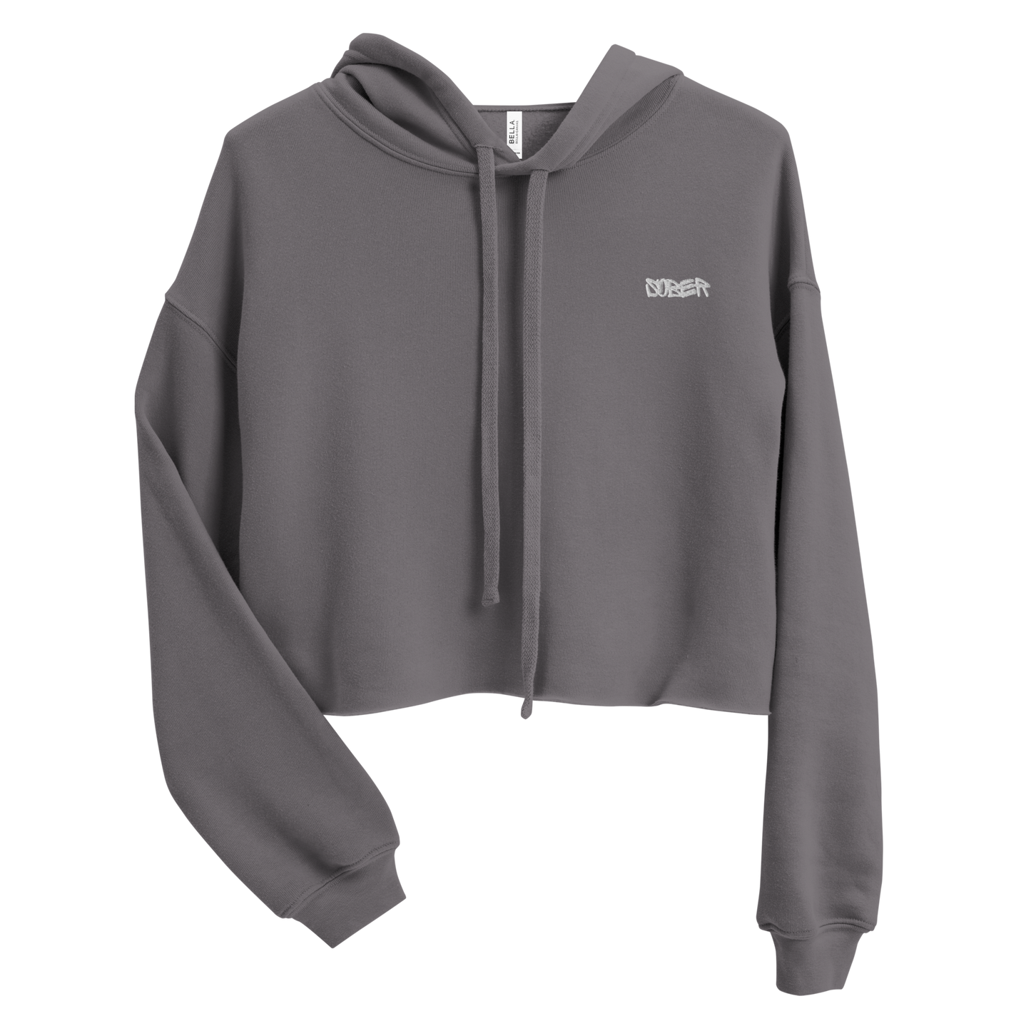 Bantam Crop Hoodie - Gray